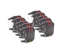 vhbw 10x Ruban encreur compatible avec Silver Reed ER 17 imprimante matricielle ou de reçus - noir