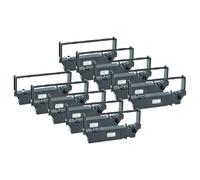 10 x ruban, ruban en nylon, bande d'encrage vhbw pour imprimante matricielle Star Micronics MD-712, MD-742, MD712, MD742, SP-700, SP700