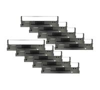 vhbw 10x Ruban encreur compatible avec Tally Dascom 1318, 1318+ imprimante matricielle ou de reçus - noir