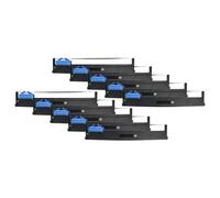 vhbw 10x Ruban encreur compatible avec Tally Dascom 5130 imprimante matricielle ou de reçus - noir