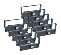 vhbw 10x Ruban encreur remplacement pour Epson ERC-32B, ERC-32, C43S015371 pour imprimante matricielle ou de reçus - noir