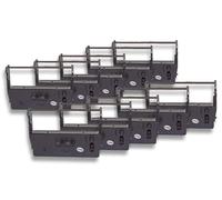 vhbw 10x Ruban encreur remplacement pour Sanyo ERC425, ERC445 pour imprimante matricielle ou de reçus - noir