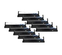 vhbw 10x Ruban encreur remplacement pour Tally 099007 pour imprimante matricielle ou de reçus - noir