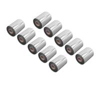 vhbw 10x Ruban transfert thermique compatible avec Citizen 720 730, CLP-2001 imprimante d'étiquette résistante 90mmx300m résine/cire