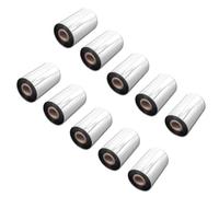 vhbw 10x Ruban transfert thermique compatible avec Citizen 720 730, CLP-2001 imprimante d'étiquette résistante 100mmx300m résine/cire