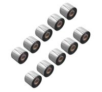 vhbw 10x Ruban transfert thermique compatible avec Citizen CL-S700, CL-S6621XL imprimante d'étiquette résistante 50 mm x 300m résine/cire noir
