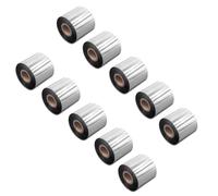 vhbw 10x Ruban transfert thermique compatible avec Godex RT700, G530, G500, EZPI 1300 imprimante d'étiquette résistante 60mmx300m résine/cire