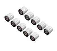 vhbw 10x Ruban transfert thermique compatible avec Godex RT700, G530, G500, EZPI 1300 imprimante d'étiquette résistante 70mmx300m résine/cire