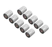 vhbw 10x Ruban transfert thermique compatible avec Godex RT700, G530, G500, EZPI 1300 imprimante d'étiquette résistante 90mmx300m résine/cire