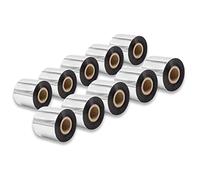 vhbw 10x Ruban transfert thermique compatible avec Godex RT730 imprimante d'étiquette résistante 60mmx300m cire-plus