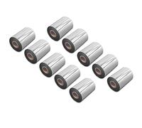vhbw 10x Ruban transfert thermique compatible avec Sato CL6NX, CL4NX imprimante d'étiquette résistante 90mmx300m résine/cire