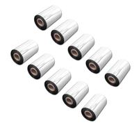 vhbw 10x Ruban transfert thermique compatible avec Toshiba Tec B-FV4T, B-EX4T2 imprimante d'étiquette résistante 100mmx300m résine/cire
