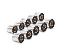 vhbw 10x Ruban transfert thermique compatible avec Zebra XiIII, XiII, XiIII plus imprimante d'étiquette résistante 60mmx300m cire-plus