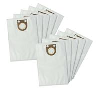 vhbw 10x Sacs compatible avec Bosch GAS 20 L, GAS 20 L SFC, GAS 20 aspirateur - 44cm x 32cm blanc