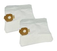 vhbw 10x Sacs compatible avec Cleanfix S10, S 10 Plus Hepa, S10 Plus aspirateur - microfibre non tissée, 43cm x 41cm blanc