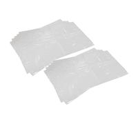 vhbw 10x Sacs compatible avec Dustcontrol F 2500, F 3500, DC 3800 aspirateur - polyéthylène, 85cm x 50cm transparent