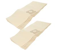 vhbw 10x Sacs compatible avec Einhell TC-VC 1812 S | TC-VC 1815 S aspirateur - 33cm x 24cm marron