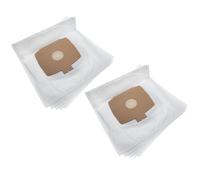 vhbw 10x Sacs compatible avec Electrolux D735, D700, D715, D720/P, D725, D728, D729, D730 aspirateur - 30,35cm x 30,3cm blanc