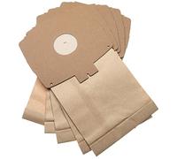 vhbw 10x Sacs compatible avec Electrolux D740, D735, D736, D738, D739, D742, D745 aspirateur - papier, 26,25cm x 15,15cm marron
