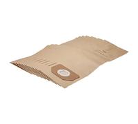 vhbw 10x sacs compatible avec Ewt Industrial 30, NTP30, NTS30 aspirateur - papier, marron
