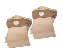 vhbw 10x Sacs compatible avec Fagor Supermax 1200 aspirateur - papier, 31,5cm x 18cm marron