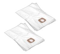 vhbw 10x Sacs compatible avec Flex VC21, VC25, VC26, VCE, VCE35L aspirateur - microfibres non tissées, 34cm x 30cm, blanc