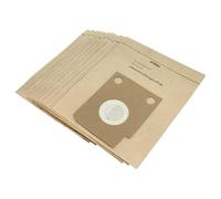 vhbw 10x Sacs compatible avec Hoover Compact 1200 SE, 1200 E aspirateur - papier, 26cm x 21cm couleur sable