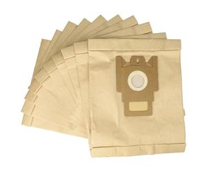 vhbw 10x Sacs compatible avec Hoover H22a, H22, H30, H36, H52, H60, H60S aspirateur - papier, Typ M, 28cm x 19,5cm couleur sable
