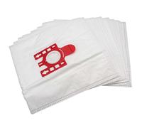 vhbw 10x Sacs compatible avec Hoover Sensory TD 3600 - 3699 aspirateur - microfibres non tissées, 28cm x 20cm, blanc