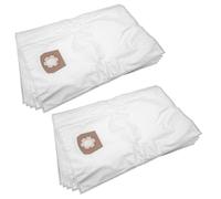 vhbw 10x Sacs remplacement pour Kärcher 2.863-006.0, 6.904-171.0 pour aspirateur - microfibre non tissée, volume de 30l, 33cm x 27cm blanc