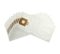 vhbw 10x Sacs compatible avec Kärcher BV 5/1, BV 5/1 BP, DS 5300 aspirateur - microfibre non tissée, 7 L, 55cm x 24,7cm blanc