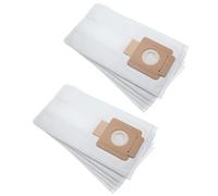 vhbw 10x sacs compatible avec Kärcher BV 5/1, BV 5/1 BP, DS 5300, T 10/1, T 7/1, T 7/1 Adv aspirateur - microfibres non tissées, 33,3cm x 17cm, blanc