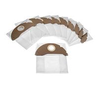 vhbw 10x sacs compatible avec Kärcher KNT 2 Premium AS, MV 2, SE 2001 aspirateur - microfibres non tissées, 24,5cm x 23,5cm, blanc