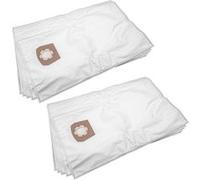 vhbw 10x Sacs compatible avec Kärcher NT 27/1 Me Advanced aspirateur - microfibres non tissées, volume de 30l, 33cm x 27cm, blanc G