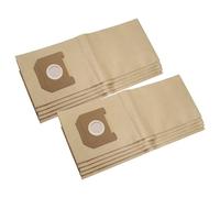 vhbw 10x Sacs compatible avec Kärcher NT 362 Eco, NT 361 Eco-TE-MF, NT 361 Eco TEA aspirateur - 29cm x 21cm marron
