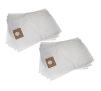 vhbw 10x Sacs compatible avec Kärcher NT 45/1 Tact, NT 40/1 Tact Te (jusque 2016) aspirateur - microfibres non tissées, 36,5cm x 25cm blanc