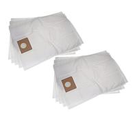 vhbw 10x Sacs compatible avec Kärcher NT 45/1 Tact, NT 45/1 Tact TE, NT 45/1 Tact TE EC aspirateur - 36,5cm x 25cm blanc