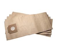 vhbw 10x Sacs compatible avec Kärcher T15/1+ESB28 Prof., T 15/1, T 15/1+ ESB 28 aspirateur - papier, 51cm x 23,25cm marron