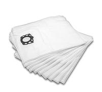 vhbw 10x Sacs compatible avec Kärcher WD 5 Renovation - Specific Vac, WD 5.200 M, WD 5.300, WD 5.300 M aspirateur - microfibre non tissée, 51cm x 43cm blanc