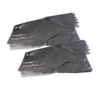vhbw 10x Sacs compatible avec Makita VC1310L*, VC005GL* aspirateur - polyéthylène, 64cm x 66cm gris argenté