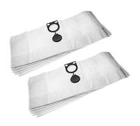 vhbw 10x sacs compatible avec Metabo ASA 1200, 1202, 32 L aspirateur - microfibres non tissées, 75cm x 30cm, blanc