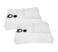vhbw 10x Sacs compatible avec Metabo ASR 50 L SC, ASR 50 M SC aspirateur - toison, 78,5cm x 52cm blanc