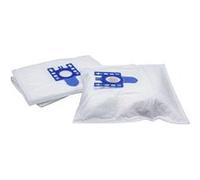 vhbw 10x Sacs compatible avec Miele Haus & Co. 5000, filtre HEPA aspirateur - microfibres non tissées, Typ G/H/N, 30cm x 22cm, blanc / bleu G