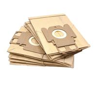 vhbw 10x Sacs compatible avec Miele S157 | S156, S158, S152, S151, S153, S155, S154 aspirateur - type K 20,9cm x 13cm couleur sable