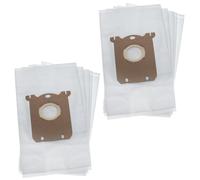 vhbw 10x Sacs compatible avec Mio Star Advantiqs B Mio N1, B Mio N2, B Mio N3 IR aspirateur - microfibres non tissées, 28,6cm x 17cm, blanc