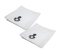 vhbw 10x Sacs compatible avec Nilfisk Attix 30-01, 30-01 PC, 30-0H PC, 30, 30-0H aspirateur - microfibres non tissées, 27cm x 21,5cm blanc