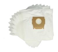 vhbw 10x Sacs compatible avec Moulinex CQ 2.01 aspirateur - microfibres non tissées, 29cm x 20,5cm, blanc