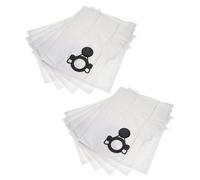 vhbw 10x Sacs compatible avec Nilfisk VL200 20 PC, 30 PC INOX aspirateur - 32cm x 23cm blanc