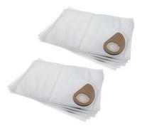 vhbw 10x sacs compatible avec Nilfisk Buddy II 12, 18, 18 INOX, 18 L, 18 T, 18 T INOX aspirateur - microfibres non tissées, 48,85cm x 33.4cm, blanc