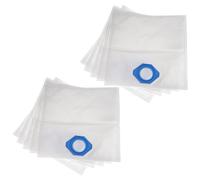 vhbw 10x Sacs compatible avec Nilfisk GS84, GS90, GS90C, GS81 aspirateur - microfibres non tissées, 39cm x 40cm blanc